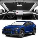 Custom Fit Windshield Sun Shade for Subaru Crosstrek 2018-2026, Blocks UV & Heat, Front Window Sunshade Accessories, Easy Fold & Store Keep Your Car Cooler