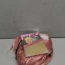 Haloo Pink Wigs with Curtain Bangs for Women - Long Wavy Middle Part Natural Looking Synthetic Hair Wig for Daily Party Cosplay Costume, 26 Inch