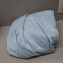 SheRest Lightweight & Breathable Summer Throw Blanket for the AC Room, Couch, or Nap Time, Soft and Portable Cooling Blanket for Hot Sleepers and Night Sweats (Blue, Twin)