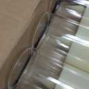 Flickering Flameless Candles Battery Operated with Remote and 2/4/6/8 H Timer Plexiglass Led Pillar Candles with Realistic Moving Wick Candles for Home Decor Pack of 48(D2.2"xH 5"6"7")(Ivory)