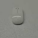 Bluetooth Wireless Mouse - (BT5.1+USB) Slim Dual Mode Computer Mice with Quiet Click, Low Power, and 1600 DPI, Portable Cordless for MacBook, Laptop, iPad Pro/Air, Chromebook (White)