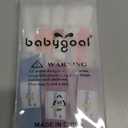 Babygoal Baby Girl Pacifier Clips 8 Pack, Pacifier Holder Clip Fits Most Pacifier and Binkies-Neutral Color (Solid Color 02)