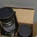 Solar Lanterns Outdoor Waterproof,2 Pack Bronze Vintage Lanterns with Dancing Flame Led Hanging Lights Decor,Lamps for Porch Garden Yard Pathway Camping