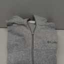Grey Fleece Columbia zip collar Sweat Shirt Woman's Medium