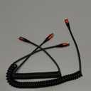 USB Type C to Lightning Cable [3FT/6FT], 2Pack Coiled iPhone Charger Cable Fast Charging for Car [Apple MFi Certified] Short USBC iPhone Cord Compatible with iPhone14/13/12/11/8/Plus/iPad/CarPlay-Red