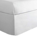 TODAY'S HOME Home Classic Tailored Bed Skirt Dust Ruffle, Cotton Blend Design, 14" Drop Length, Twin XL, White TOH24914WHIT06