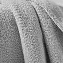 WDCOZY Grey Faux Rabbit Fur Throw Blanket, Gray Soft Fluffy Fuzzy Throw for Couch Sofa Bed Chair, Cozy Decorative Blanket, Thick and Warm, Winter Living Room Decor, Small 50x60 inches