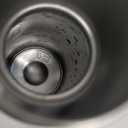 BJPKPK Insulated Water Bottle 12oz Small Stainless Steel Water Bottles Reusable Metal Thermal Keep Cold and Hot, Midnight Black