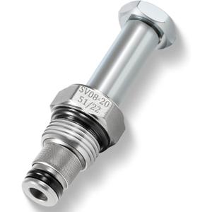 SV08-20-0-N-00 Solenoid Operated Spool Cartridge Valve Check Valve Replacement Part for Hydraforce VC08-2 Cavity Used in Construction equipment, agricultural machinery