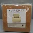 SureFit Duck 1 Piece T Cushion Chair Slipcover in Tan
