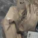 Cole Haan Women's Pin Stripe Rain Bomber Jacket, Light Sand, Large