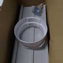JEACENT Portable Air Conditioner Sliding Door AC Vent Kit, Universal Adjustable PVC Balcony Seal Kit Plates Up to 90 Inches, for 5.1" and 5.9" Diameter Portable AC Exhaust Hose