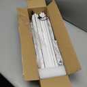 Mahjong Racks with Pushers, White Wooden American Mahjong Tile Pushers and Racks Set of 4, with White Printed Mahjong Racks Drawstring Bag, Mahjong Accessories (19.68 Inches)