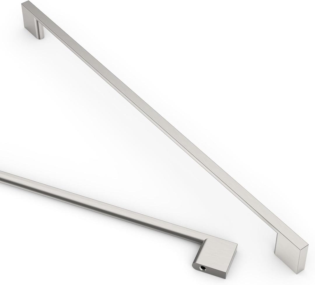 Asidrama 6 Pack 12.6 Inch(320mm) Brushed Satin Nickel Kitchen Cabinet Handles, Cabinet Pulls Kitchen Cabinet Hardware for Cupboard Drawer Pulls