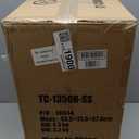 BestOffice | 13 Gallon Trash Can with Lid | Automatic Touchless Garbage Can | Odor Control | Modern Oval Design | Easy to Clean | Stainless Steel | Fits Any Kitchen, Bathroom, Office or Home