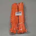 20pack Snow Tire Chains Reusable Anti-Skid Car Winter Wheels Chain Universal Cable Tire Belts, Orange Non-Slip Zip Tie Tires Chain Emergency for Auto Pickup Trucks Suv