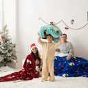 Super Soft Faux Rabbit Fur Twin Blanket for Couch, Christmas Style, Brushed Faux Fur Soft and Warm Plush Sherpa for Couch,Sofa and Bed,Green, 60"x80"