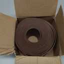 Vinyl Wall Base Baseboard Molding Trim 4" Flexible Self Adhesive Rubber Wall Base Moulding Trim Peel and Stick Design, 4 Inch x 20 Feet, Brown