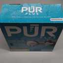 PUR PLUS Horizontal Faucet Mount Water Filtration System with 3-in-1 Lead Reducing Filter for Great-Tasting Filtered Tap Water, Lasts 100 Gallons, Fits Most Kitchen or Bathroom Faucets, Chrome