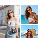 Retro Women's Sunglasses Fashion Oval Retro Frames Suitable for Driving Fashion Holiday Personalized Style