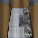 Unicozin 3 Light Vanity Lights, Brushed Nickel Wall Sconce Light with Clear Glass, Bathroom Light Fixtures, Wall Lights for Mirror, Living Room, Bedroom, Hallway, E26 Base (Bulbs Not Included)