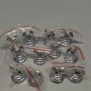 New Star Foodservice 23428 Triton Harp Clip Style, Place Card/Table Number Holder, 1.5 Inch, Silver, Set of 12, 23411