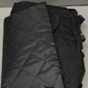 Lusso Gear Dog Car Seat Cover - Waterproof Non-Slip Car Back Seat Protector - Rear Car Seat Cover for Dogs - Universal Fit for Sedans Trucks SUVs - Scratchproof Backseat Car Cover - Machine Washable (- Premium Edition - Black)