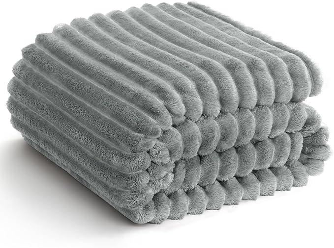 Queen Soft Plush Throw Comforter