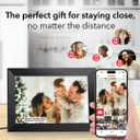 Frameo 10.1 Inch WiFi Digital Picture Frame with 32GB Storage,1280 * 800P IPS HD Touch Screen,Send Photos/Videos from Your Phone Anywhere, Photo Gifts for Parents and Grandparents