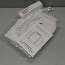 Deweisn Floor Mount Tri-Fold Lighted Vanity Mirror with 21 LED Lights, Touch Screen and 3X/2X/1X Magnification, Two Power Supply Modes Make Up Mirror,Travel Mirror (White)