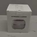 Ultrasonic Retainer Cleaner Machine, 48kHz Dental Cleaning Pod for Night Guards, Mouth Guards, Aligner, Braces, Toothbrush, Jewelry, Ultrasonic Dentures Cleaner with Digital Timer, 220ML, White