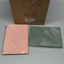 PerKoop 24 Pcs A5 PU Leather Journals Soft PU Leather Cover Ruled Writing Notebook Lined Journal Notebook for Office School Business Writing 128 Pages, 8.1'' x 5.6'' (Morandi Color)