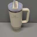 STANLEY Quencher H2.0 Tumbler with Handle and Straw 30 oz | Flowstate 3-Position Lid | Cup Holder Compatible for Travel | Insulated Stainless Steel Cup | BPA-Free | Cream 2.0