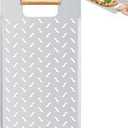 Pizza Peel Metal Rectangular Perforated Pizza Peel With Wood Handle 20 x 11 Inch Aluminum Lightweight Pizza Paddle Pizza Oven Accessories