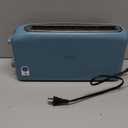 Bella 2 Slice Slim Toaster, Fits-anywhere Kitchenware, 6 Setting Shade Control with Reheat & Cancel Buttons, Fits Sourdough, 10 Long Slot, Anti Jam & Auto Shutoff, 900 Watt, Surf