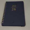 2026 Planner - Weekly & Monthly Planner 2026 with 12 Monthly Tabs, January 2026 - December 2026, 6.3" x 8.4", Flexible Hardcover, Thick Paper, Inner Pocket - Blue