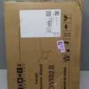 TEAMIX 31.5 inch Dual Monitor Riser for 2 Monitors, Long Monitor Stand Riser TV Stand Riser Monitor Stand for Desk Wood & Steel Desktop Riser Desk Organization Home Office (Brown)