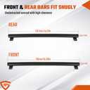 Heavy Duty Lockable Roof Rack Cross Bars Compatible with Jeep Grand Cherokee 2011-2021 (with Grooved Side Rails), Aluminum Crossbars w/Locks Rooftop Cargo Bag Kayak Luggage