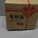 1L Slow Cooker, Mini Smart Ceramic Pot Soup Porridge Cooker with Lid, Electric Stew Pot Prevent Dry Burning, Time Appointment with 24H Reservation, Kitchen Appliances for Cooking