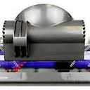 970340-01 for Dyson Cinetic Vacuum Cleaner Head Assembly, Gray, Plastic, 2.5 Inches, Push-Fit NPT Connector, Vacuum Cleaner Fitting, Vacuum Cleaner Attachment