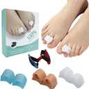 Hammer Toe Straightener Corrector, Pack of 7 Toe Separators for Overlapping Toes, Hammer Toe Straighten Big Toe Alignment, Toe Spacer