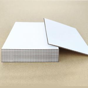 12 pack (12''x12'') One-side White Corrugated Cardboard Sheets,1/8 inch thick, Flat Cardboard Inserts for Mailing, Packaging & Shipping, Cardboard Backing, Craft Card Board,DIY.