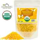 US Organic Beeswax 100% Pure Yellow Pastilles, USDA Certified, 8 Ounce Medium Pack