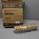JOLLY CHEF 50 Pack Disposable Paper Food Containers with Lids, 8 oz To Go Soup Bowls, Disposable Soup Cups with Lids for Restaurant, Party, Picnic