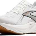 Brooks Womens Glycerin 22 Neutral Running Shoe (Size 10, White/Grey/Black)