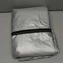 MordenApe Canopy Sidewall with Window Fits 10x10 Straight Leg Canopy Tents, Outdoor Instant Popup Canopy Sidewalls, 1 Pack (Actual Size: 120" W x 76" H, White with Silver Coating)