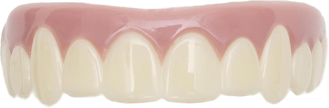 Imako Premium Cosmetic Uppers for Men and Women Temporary Smile Makeover 1 Pack Small, Natural White Made in USA