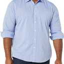 Amazon Essentials Mens Regular-Fit Long-Sleeve Casual Poplin Shirt S