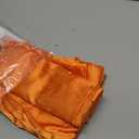 VOK Orange Wedding Arch Draping Fabric Chiffon Fabric, 29in x 18Ft Sheer Chiffon Outdoor Curtain for Wedding Ceremony Birthday Party Decoration (Orange,1 Panel)