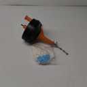 Drain Auger, Clog Remover with Drill Adapter, 25 Feet Flexible Plumbing Snake Use Manually or Powered for Kitchen, Bathrom and Shower Sink, Comes with Gloves (orange)